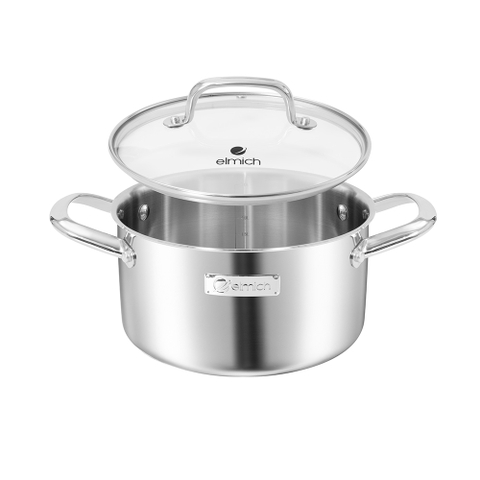 Bộ nồi inox liền khối Elmich Trimax Napoli EL2352482IN01 Size 18, 20,24cm