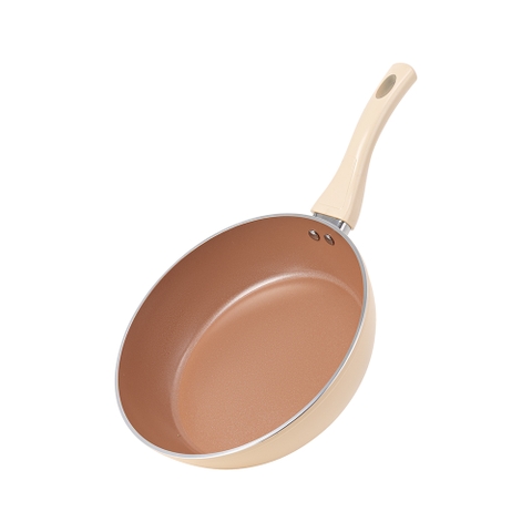 Chảo chống dính Ceramic Elmich Plus Mocha Size 20,24,26,28cm