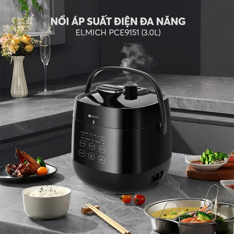 Nồi áp suất điện đa năng Elmich PCE9151 dung tích 3L