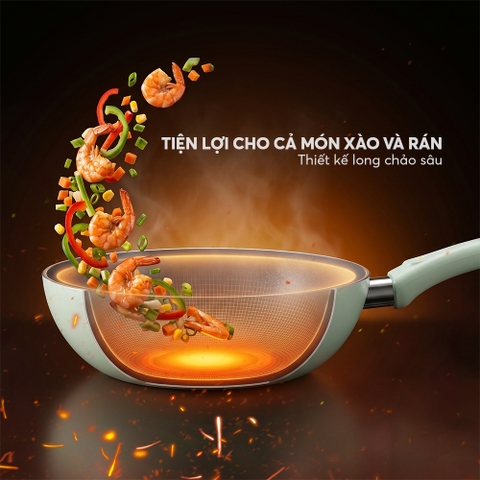 Chảo chống dính ceramic Elmich Daily 24cm