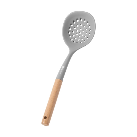 Muôi vớt silicone cán gỗ Elmich Daily