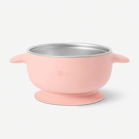 Bát ăn cơm trẻ em platinum silicone Elmich Daily