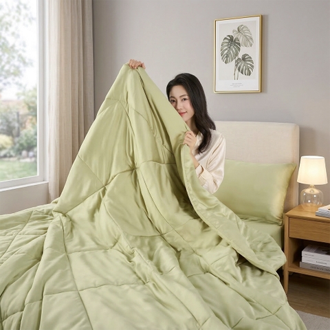 Bộ Chăn Ga Gối 100% Tencel 300T ETS02