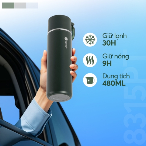 Bình giữ nhiệt inox 316 Elmich EL8315 dung tích 480ml
