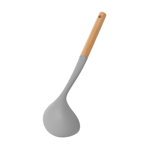 Muôi canh silicone cán gỗ Elmich Daily