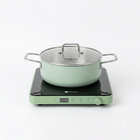 Combo Bếp điện từ + Nồi lẩu Ceramic