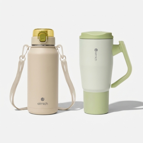 Combo 1 Cốc giữ nhiệt 950ml +  Bình giữ nhiệt 0916 dung tích 1.1L
