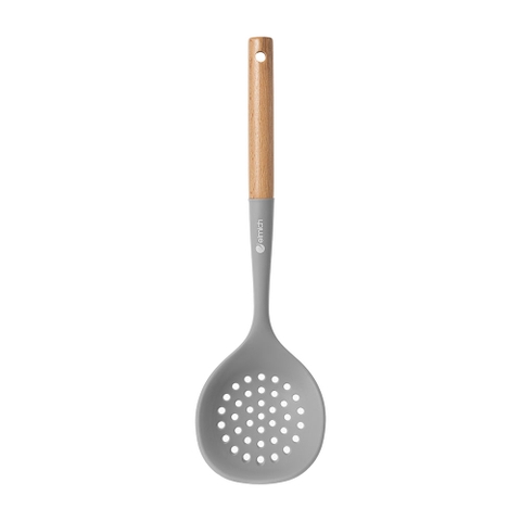 Muôi vớt silicone cán gỗ Elmich Daily