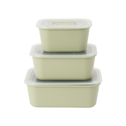 Combo Bộ dao kéo đa năng + Thớt nhựa + Bộ 3 hộp đựng thực phẩm