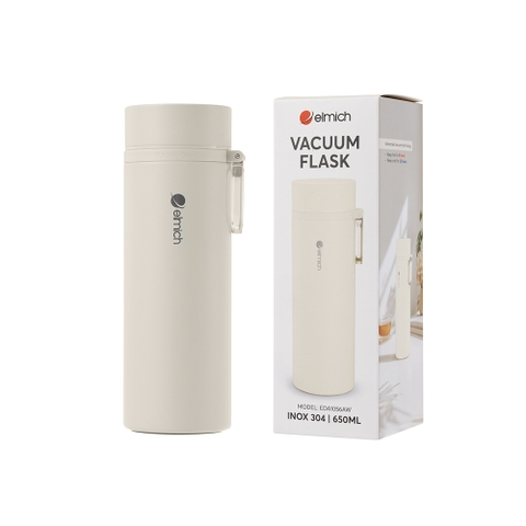 Bình giữ nhiệt inox 304 Elmich EDA1056AW dung tích 650ml