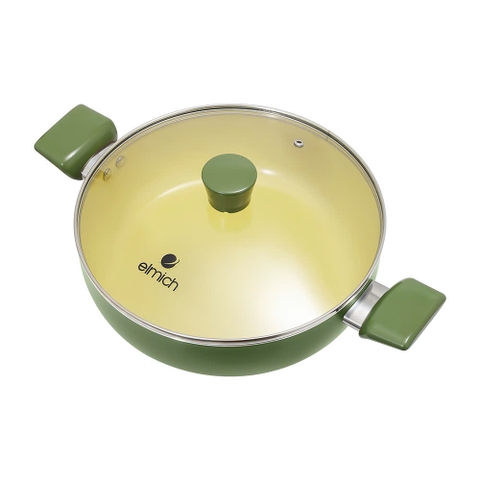 Nồi lẩu chống dính Ceramic Elmich EDA2520 Size 28cm