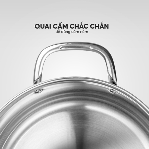 Nồi luộc gà inox liền khối Elmich Elmich Trimax Classic EL2410OL size 28cm