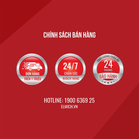 Bộ nồi Inox 304 Impact bonding Elmich EL2481 size 16,20,22cm