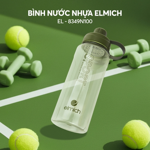 Bình nước nhựa Elmich EL-8349N100 dung tính 1000ml