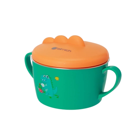 Bát ăn cho trẻ em hình khủng long, inox 316, Elmich 0008KL