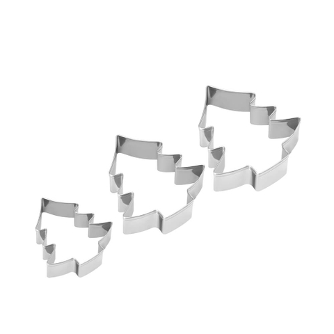 Bộ 3 khuôn bánh hình cây thông bằng inox Elmich EL0116BO3THONG