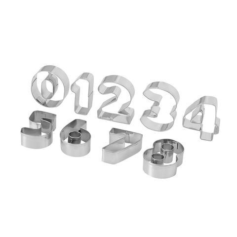 Bộ khuôn bánh hình số bằng inox Elmich EL0116SO