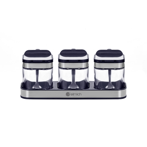 Bộ 3 lọ đựng gia vị Elmich EL1280