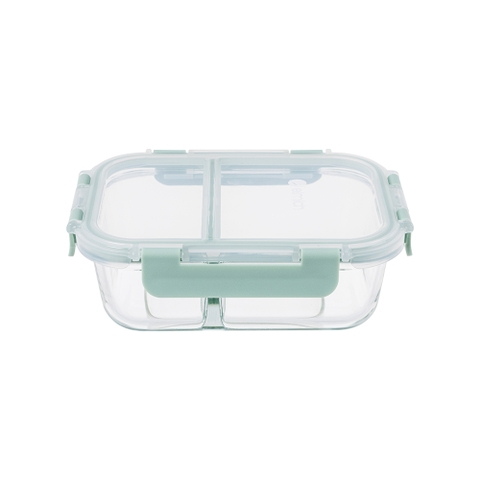 Hộp cơm thủy tinh 2 ngăn Elmich EL1443 dung tích 580ml