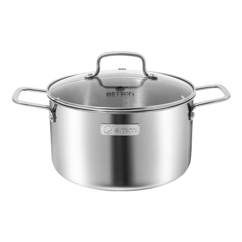 Bộ nồi inox liền khối Elmich EL2488IN01 Size 16, 20, 24cm
