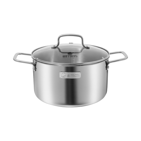 Bộ nồi inox liền khối Elmich Daily EL2488IN02-18, 20, 26cm