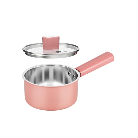 Quánh inox liền khối Elmich Daily Baby EL2510AP-14cm