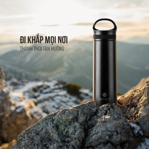 Bình giữ nhiệt thể thao inox 304 cao cấp Elmich EL-3686OL thể tích 500ml