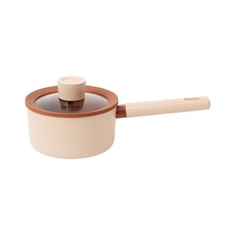 Bộ nồi chống dính ceramic Elmich Plus Mocha EL5243MC04-18, 20, 24, quánh 16cm