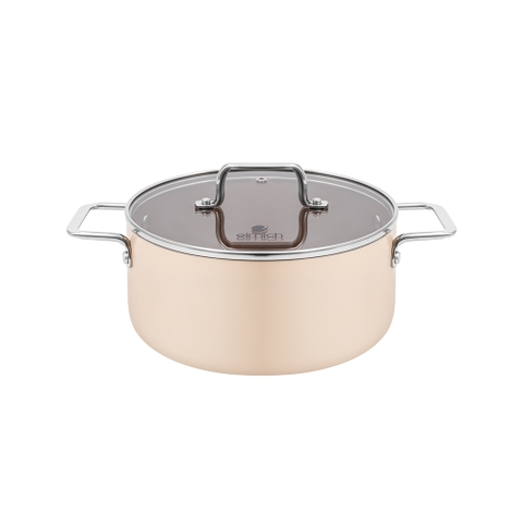 Bộ nồi chống dính Ceramic Elmich Mocha EL5246MC01 Size 16,20,24cm