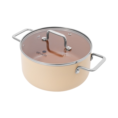 Bộ nồi chống dính Ceramic Elmich Mocha EL5246MC01 Size 16,20,24cm