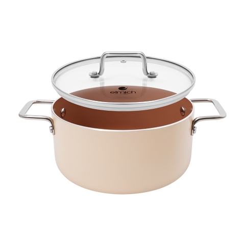 Bộ nồi chống dính Ceramic Elmich Mocha EL5246MC01 Size 16,20,24cm