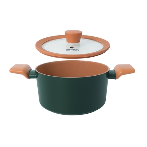 Bộ nồi chống dính Ceramic Elmich Harmony EL5246PT01 Size 18, 20, 24cm