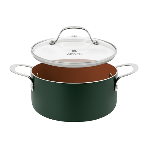 Bộ nồi chống dính Ceramic Elmich Harmony EL5247PT01 size 16,20,24 cm