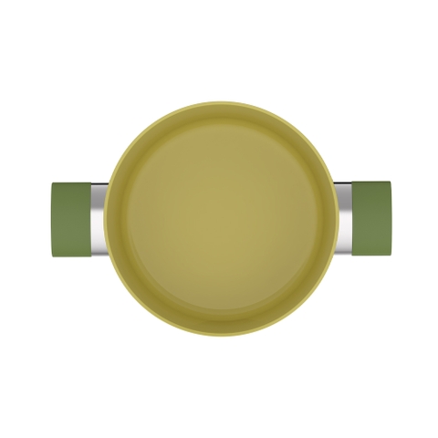 Bộ nồi phủ sứ an toàn Elmich Olive El-5220OV03 size 18, 20, 24cm