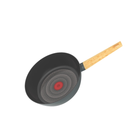 Chảo chống dính vân gỗ Elmich Nature EL-5947BK size 20, 24, 26, 28 cm