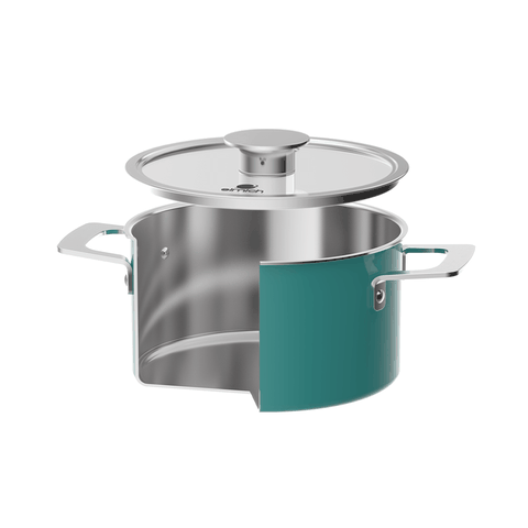 Bộ nồi Inox liền khối Elmich Hera Size 16, 18, 22, chảo 24cm