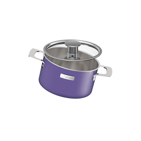 Bộ nồi inox liền khối Elmich Hera Size 18, 22 chảo 26cm