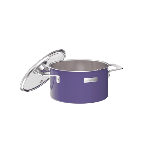 Bộ nồi Inox liền khối Elmich Hera Size 16, 18, 22, chảo 24cm