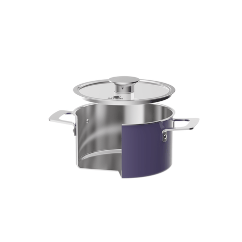 Bộ nồi Inox liền khối Elmich Hera Size 16, 18, 22, chảo 24cm