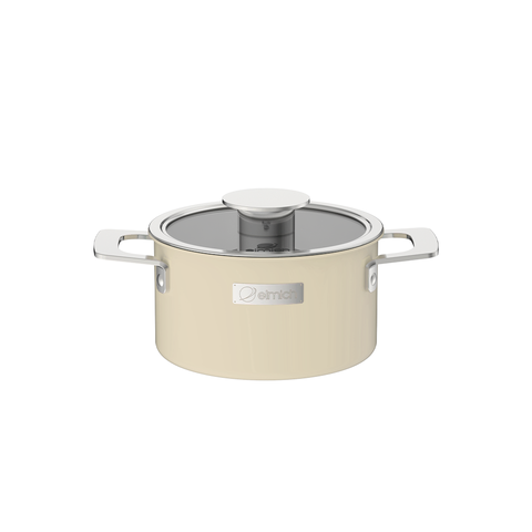 Nồi inox liền khối Elmich Hera - Vàng Kem