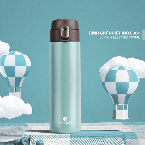Bình giữ nhiệt inox 304 Elmich EL 8295 dung tích 500ml