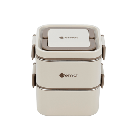 Hộp cơm 2 tầng inox 304 Elmich EL8381 dung tích 1.3L