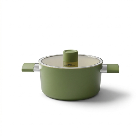 Nồi phủ sứ an toàn Elmich Olive EL-5536OV size 18, 20, 24 cm