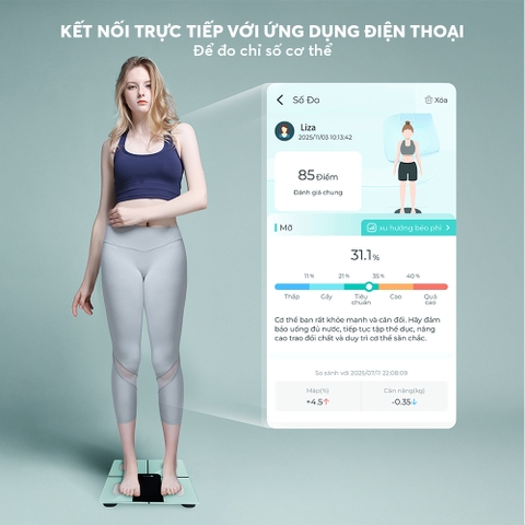 Cân điện tử sức khỏe Elmich ESE0867