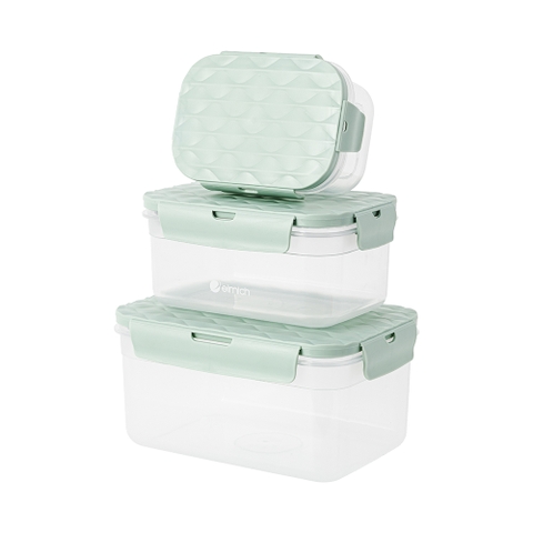 Bộ 3 hộp nhựa Elmich EL4008 dung tích 600ml-1200ml- 2200ml