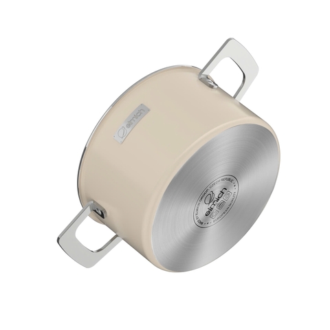 Bộ nồi Inox liền khối Elmich Hera size 18, nối hấp 22 chảo 20, chảo 26cm