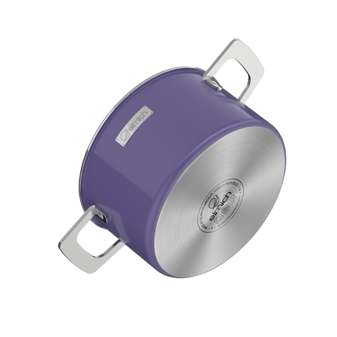 Bộ nồi Inox liền khối Elmich Hera Size 16, 18, 22, chảo 24cm