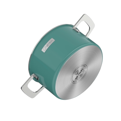 Bộ nồi Inox liền khối Elmich Hera Size 16, 18, 22, chảo 24cm