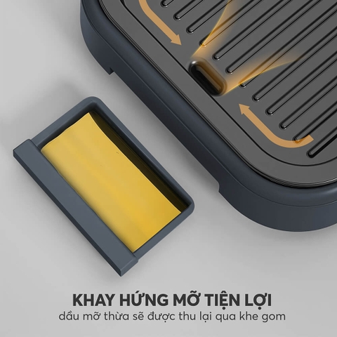 Bếp nướng lẩu đa năng Elmich HE-3908