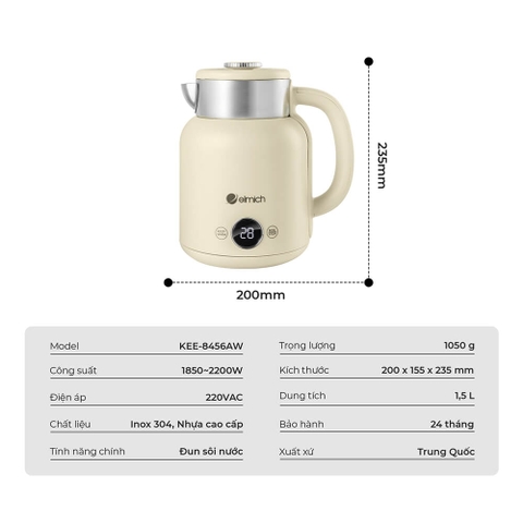 Ấm đun siêu tốc Elmich KEE-8456